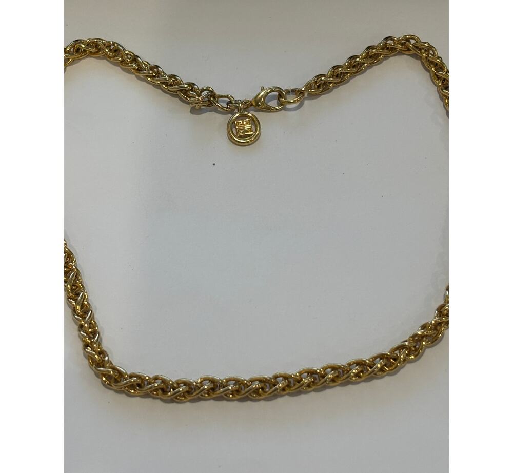 Vintage Givenchy Gold Tone Chunky Chain Necklace